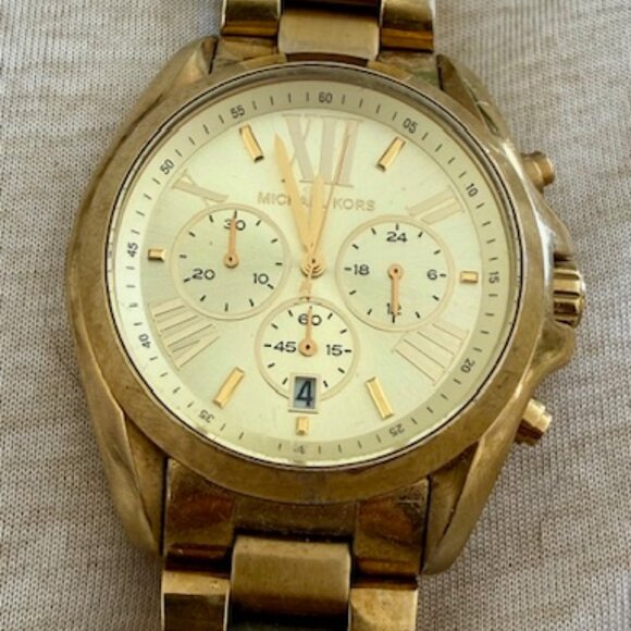 Michael Kors Gold-Tone Bradshaw Watch main image 4